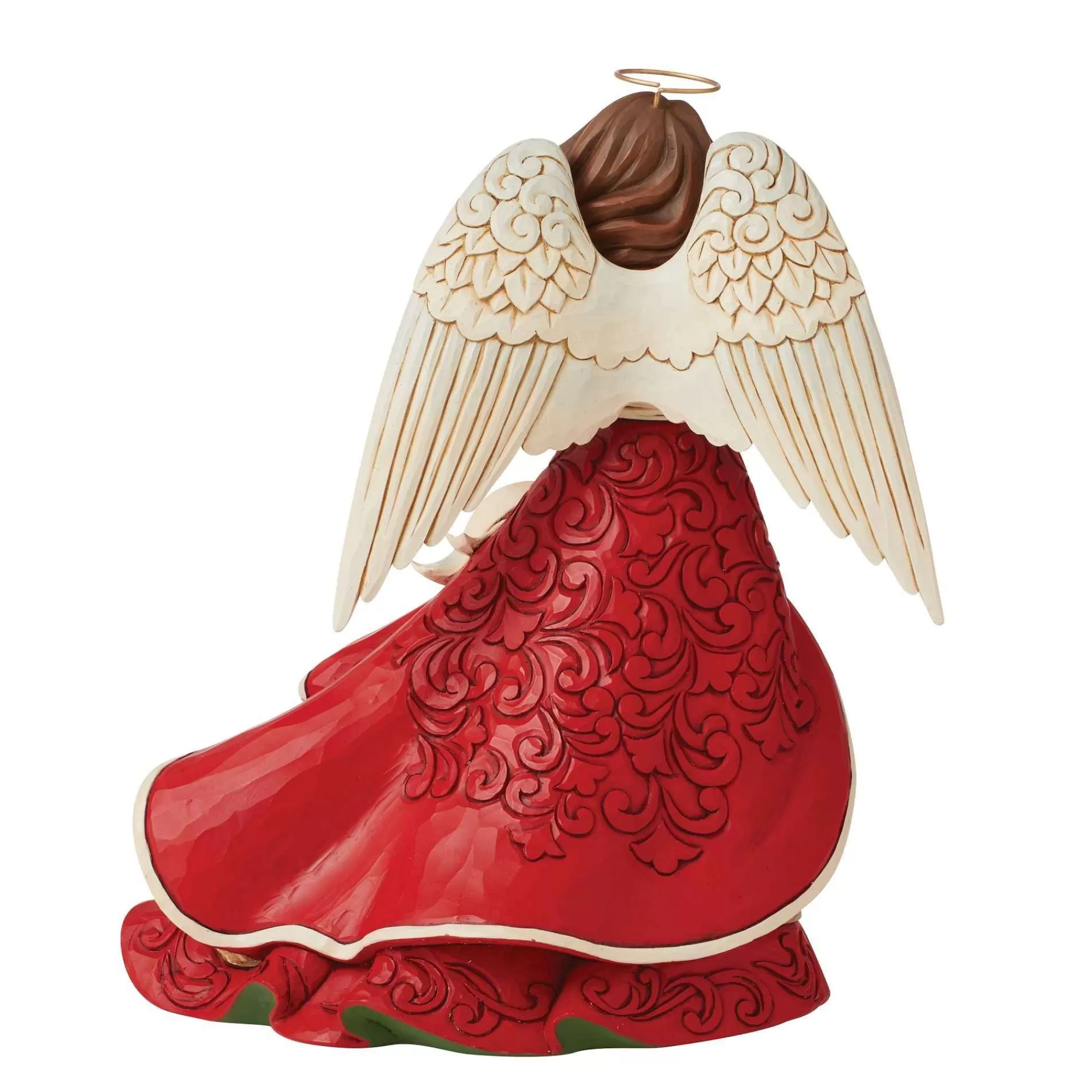 Jim Shore Heartwood Creek Red Christmas Angel Figurine