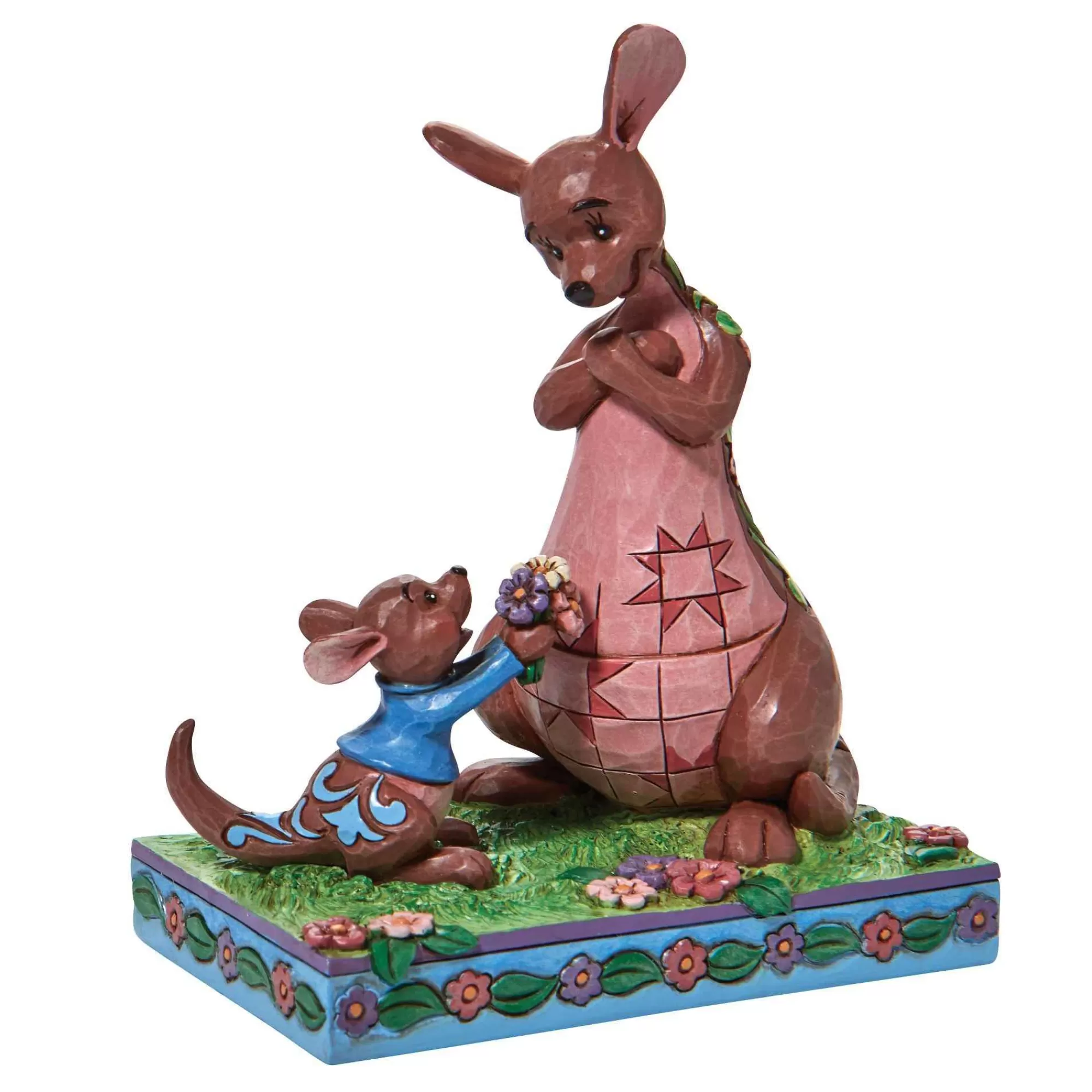 Disney Traditions Roo Giving Kanga Flowers