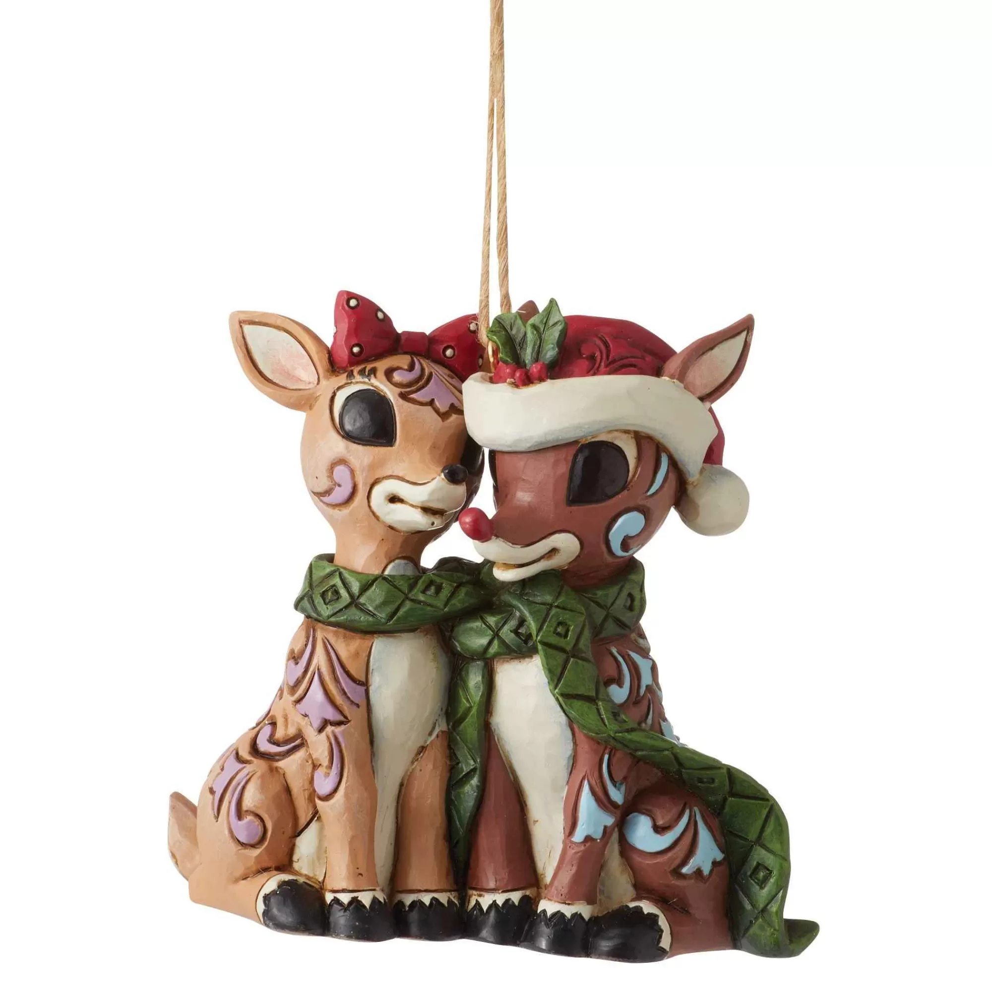 Rudolph Traditions by Jim Shore Rudolph And Clarice Ornament