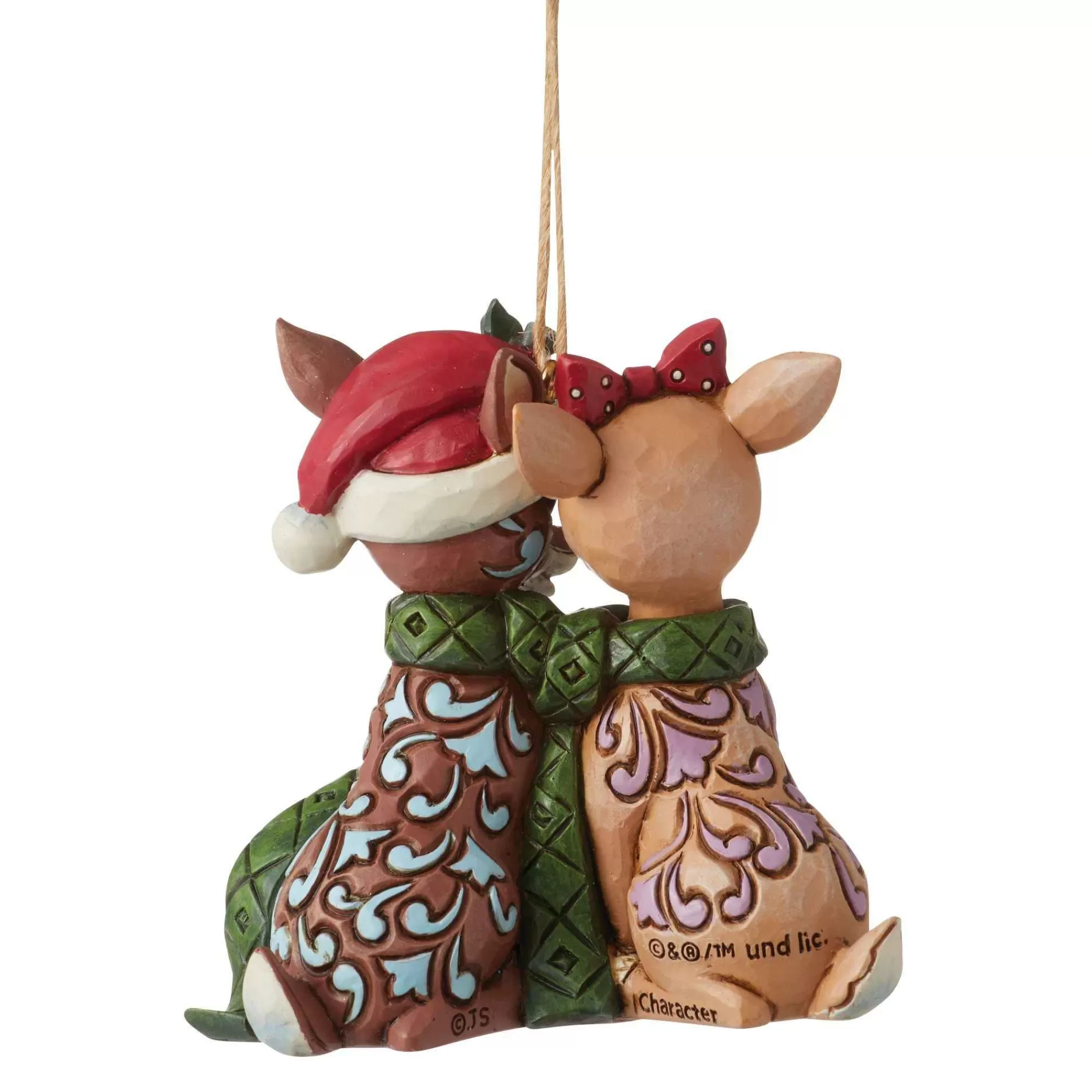 Rudolph Traditions by Jim Shore Rudolph And Clarice Ornament