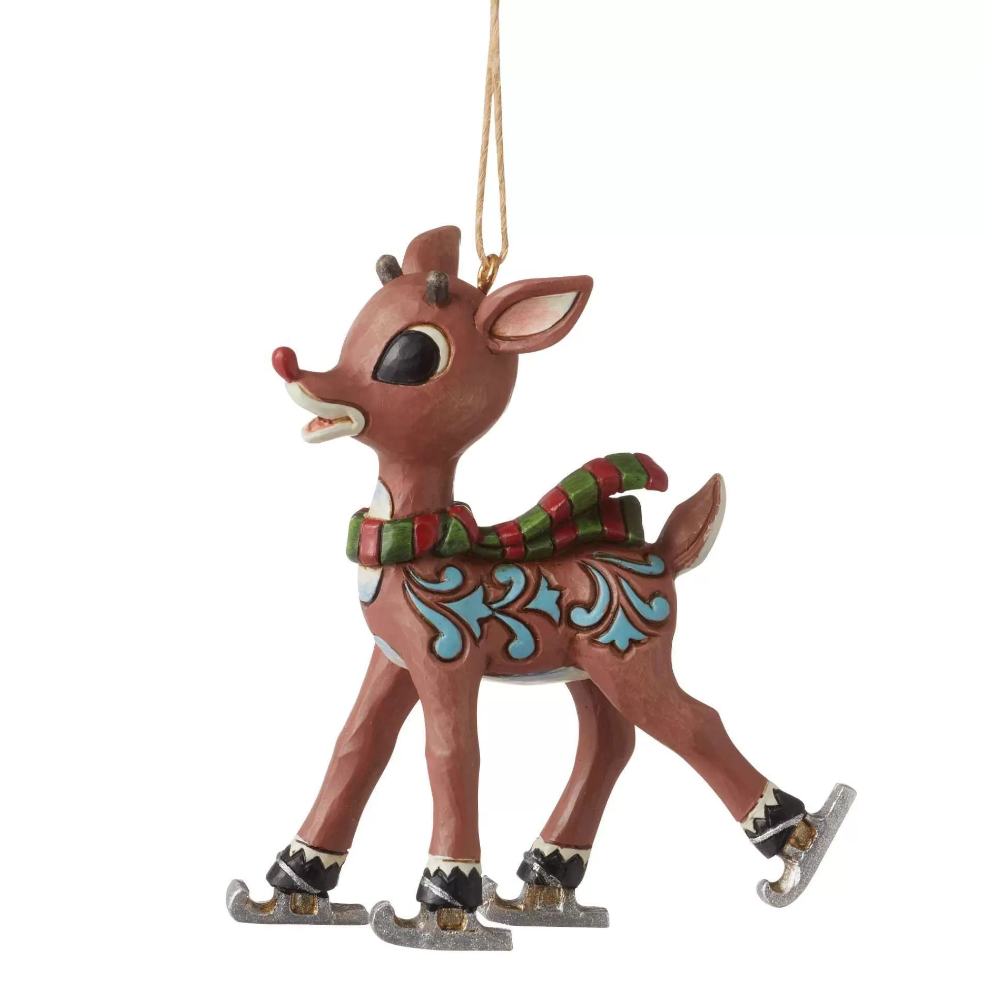 Rudolph Traditions by Jim Shore Rudolph Ice Skating Ornament