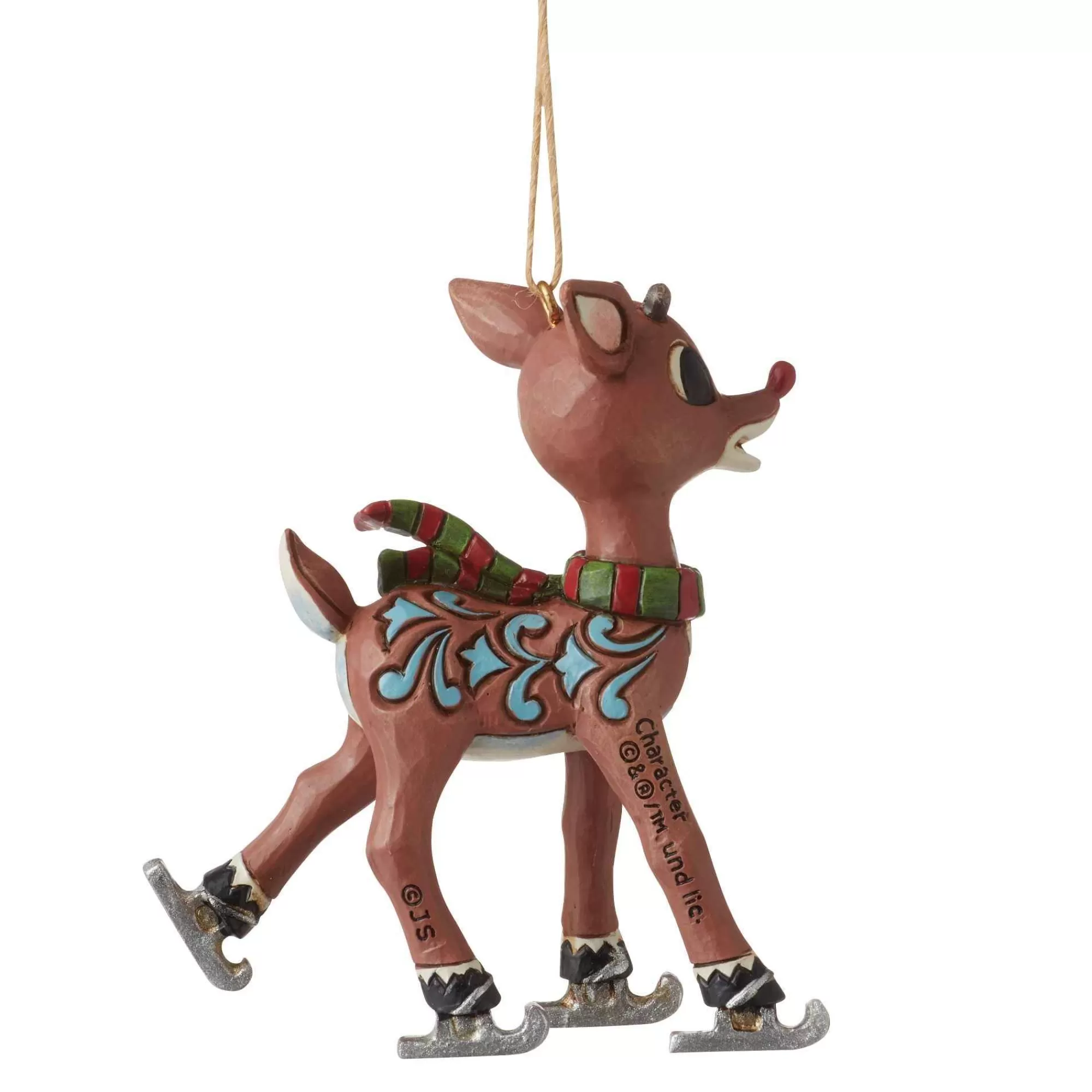 Rudolph Traditions by Jim Shore Rudolph Ice Skating Ornament