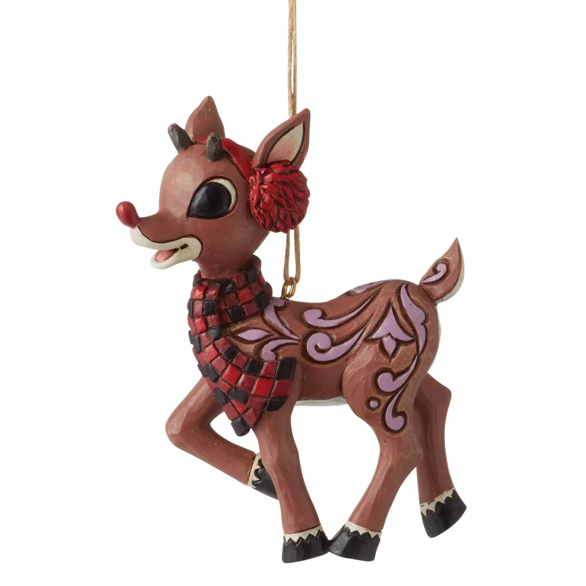 Rudolph Traditions by Jim Shore Rudolph With Earmuffs Ornament