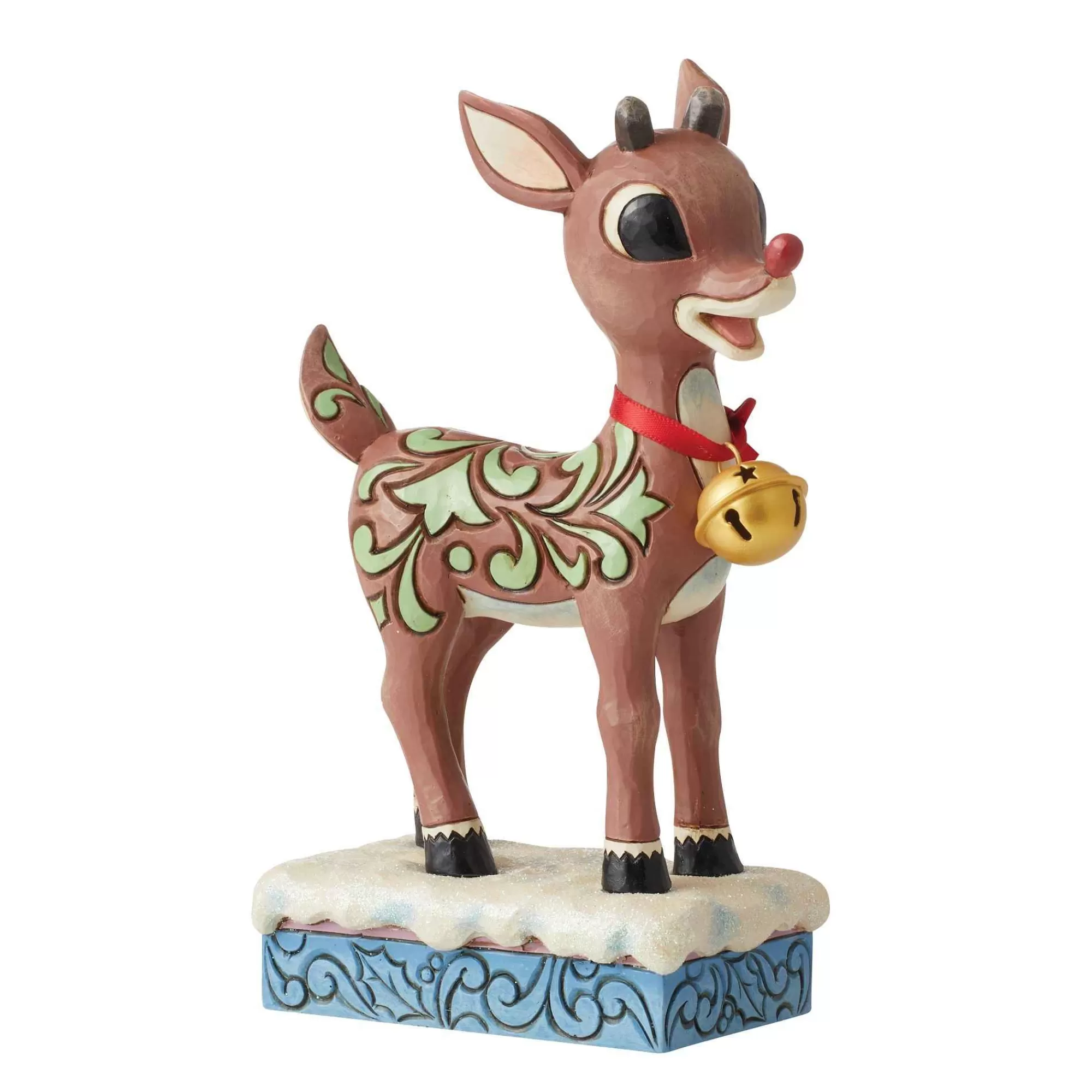 Rudolph Traditions by Jim Shore Rudolph W/Oversized Jingle Bel