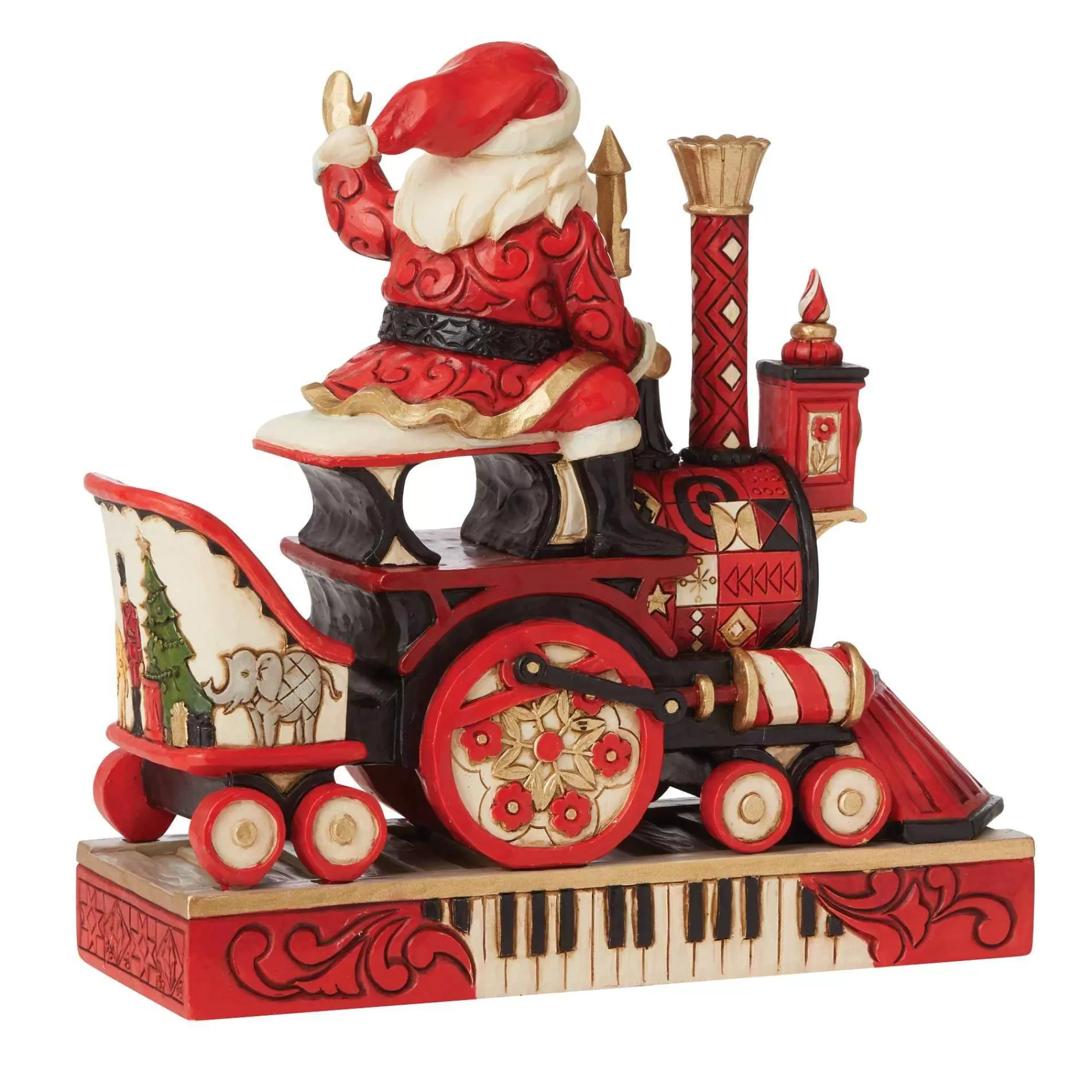 FAO Schwarz by Jim Shore Santa Riding Fao Schwarz Train