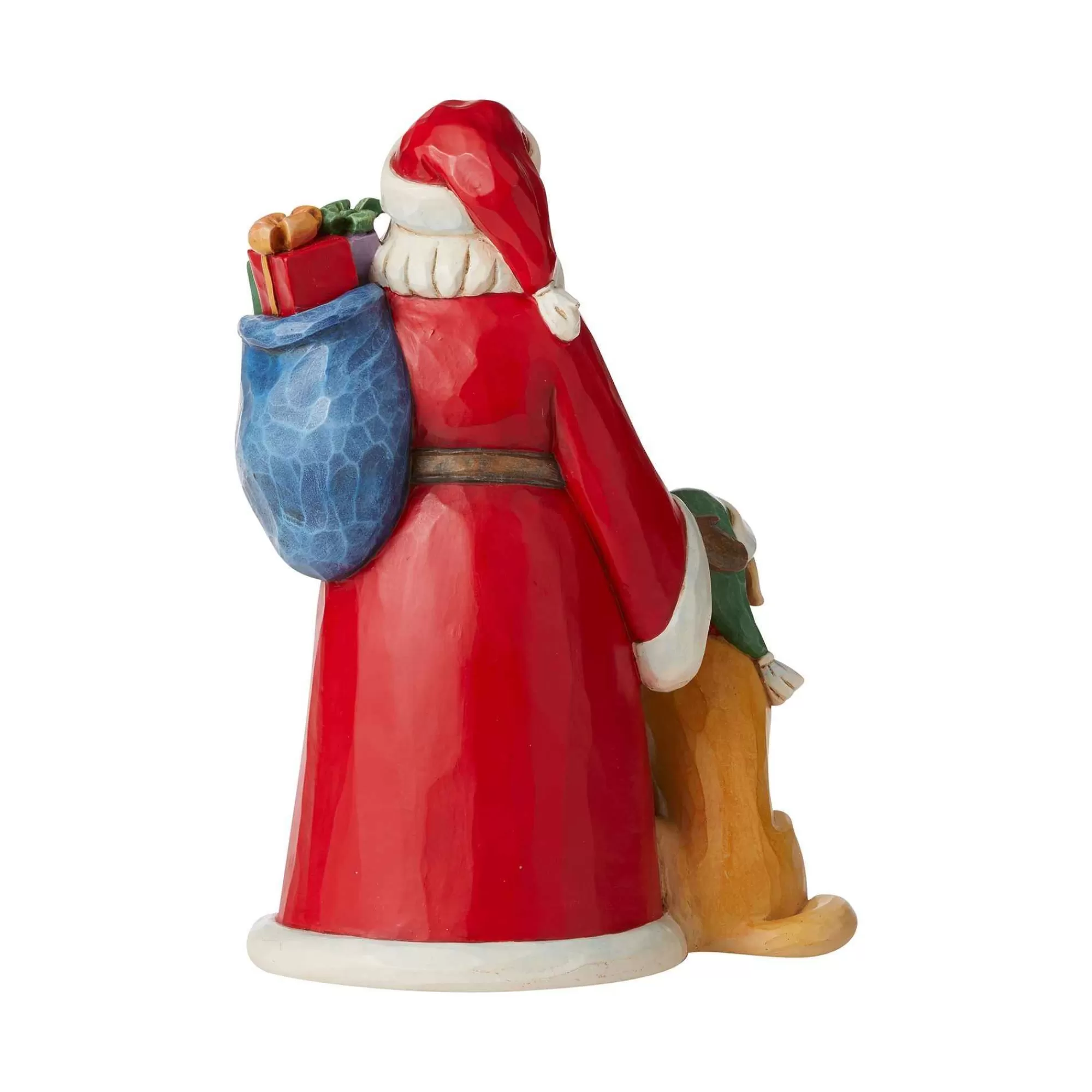 Jim Shore Heartwood Creek Santa With Dog