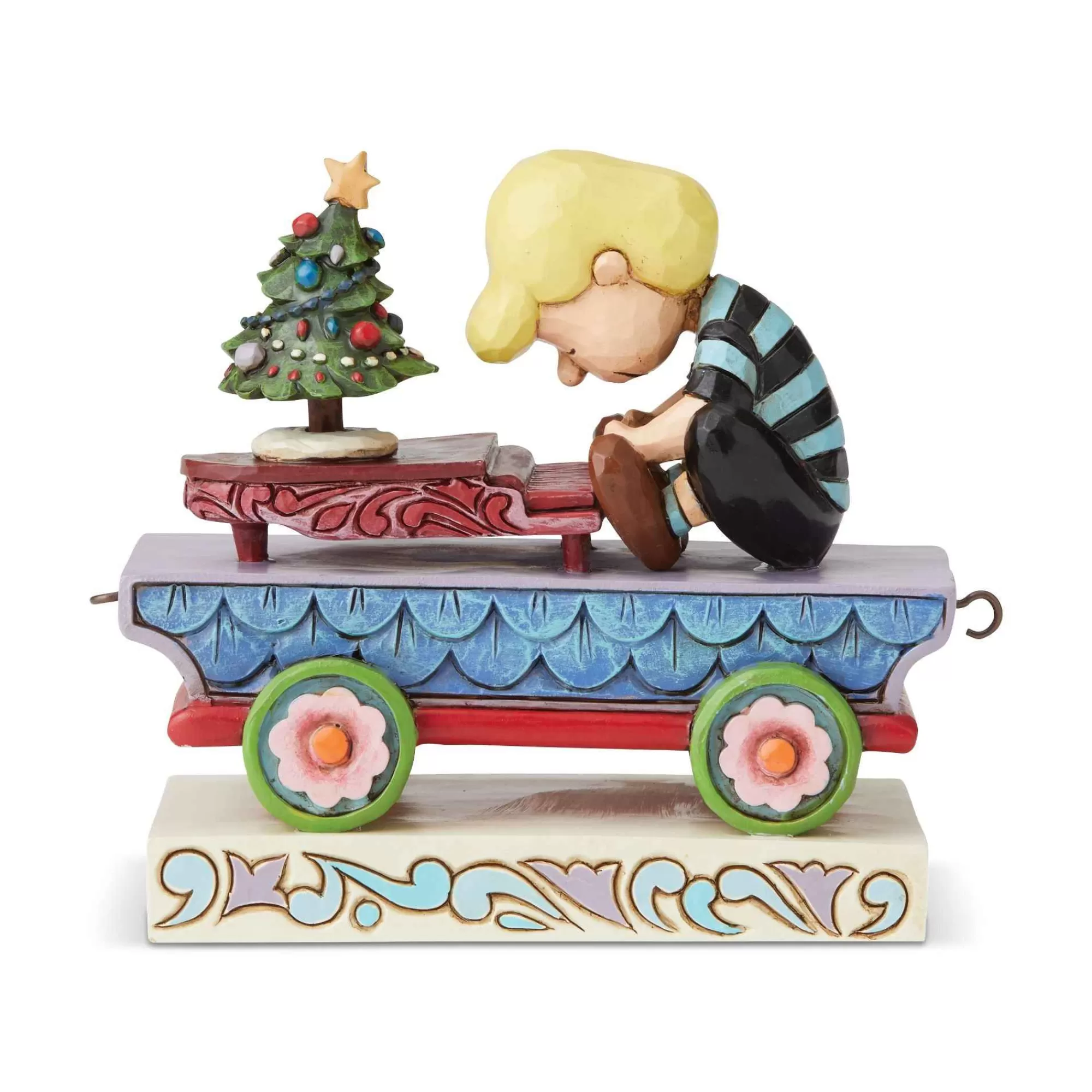 Peanuts by Jim Shore Schroeder Christmas Train Car