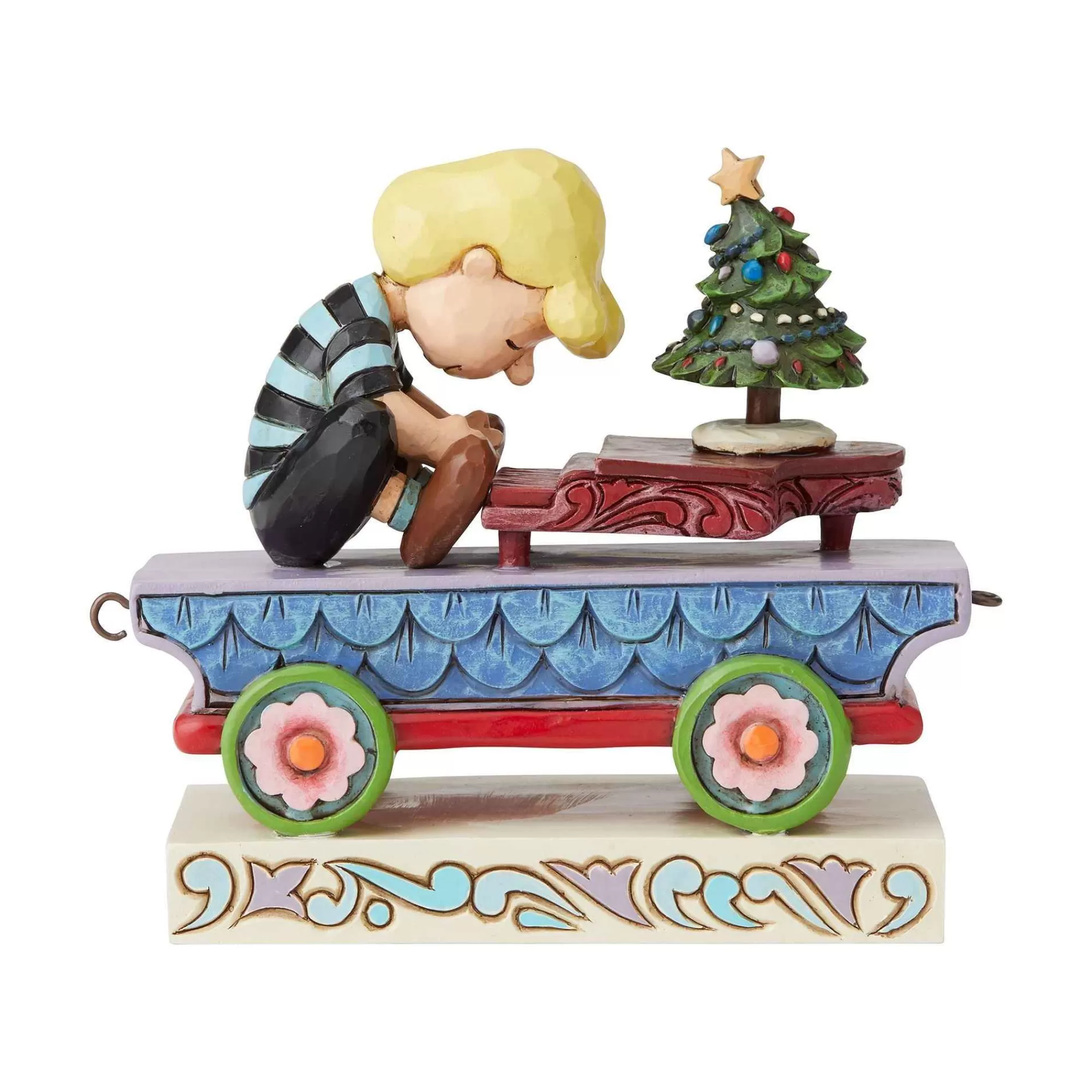 Peanuts by Jim Shore Schroeder Christmas Train Car