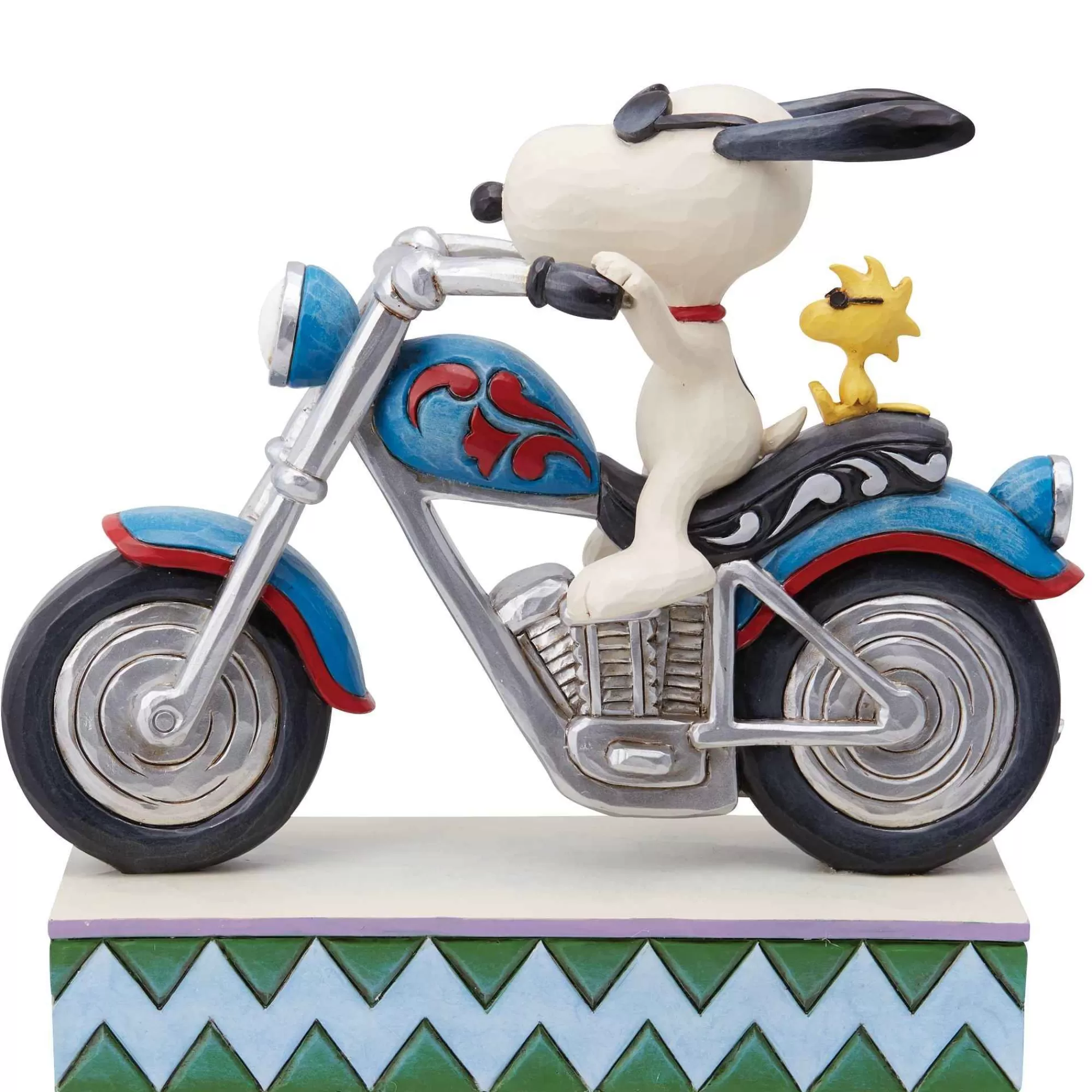 Peanuts by Jim Shore Snoopy & Woodstock Riding Moto