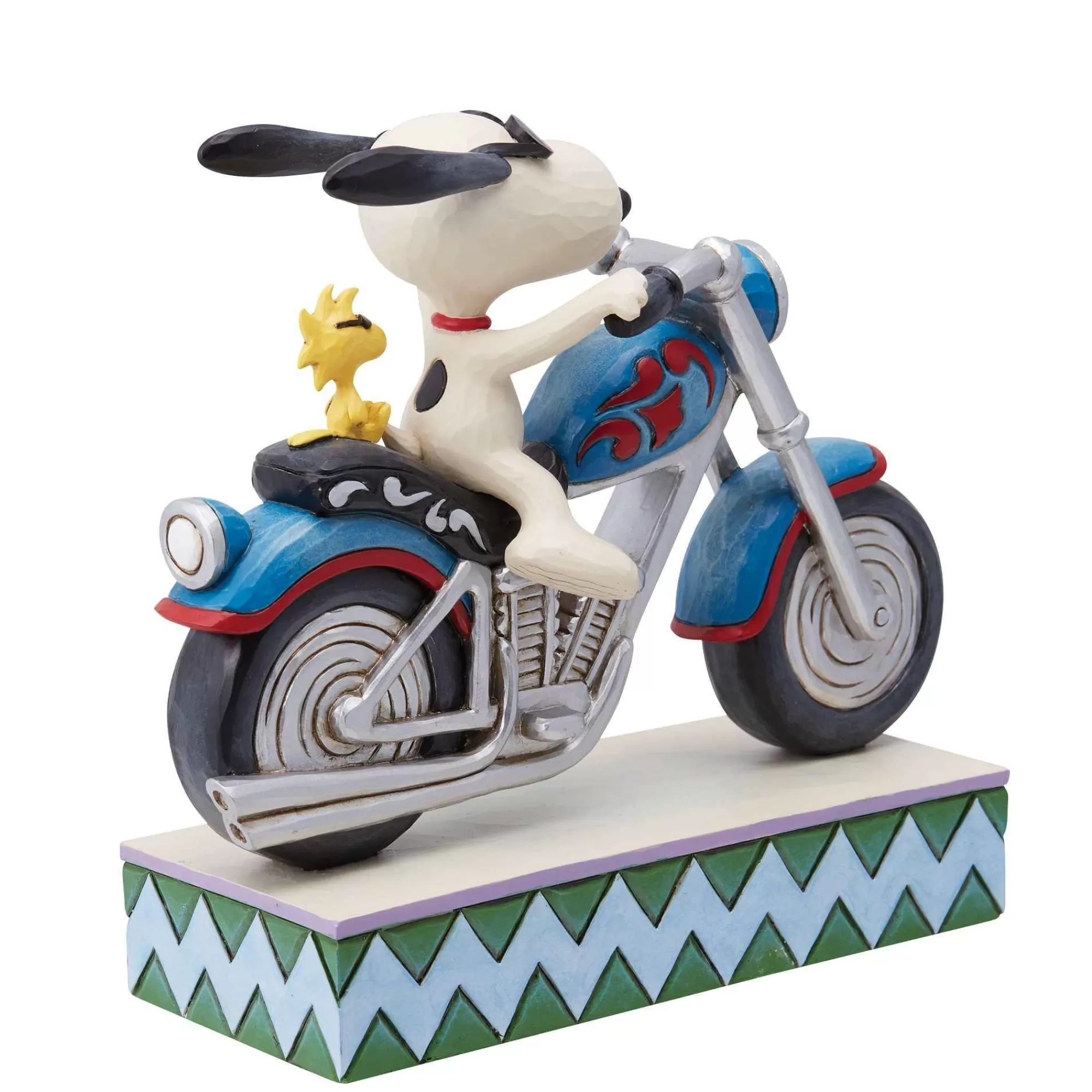 Peanuts by Jim Shore Snoopy & Woodstock Riding Moto