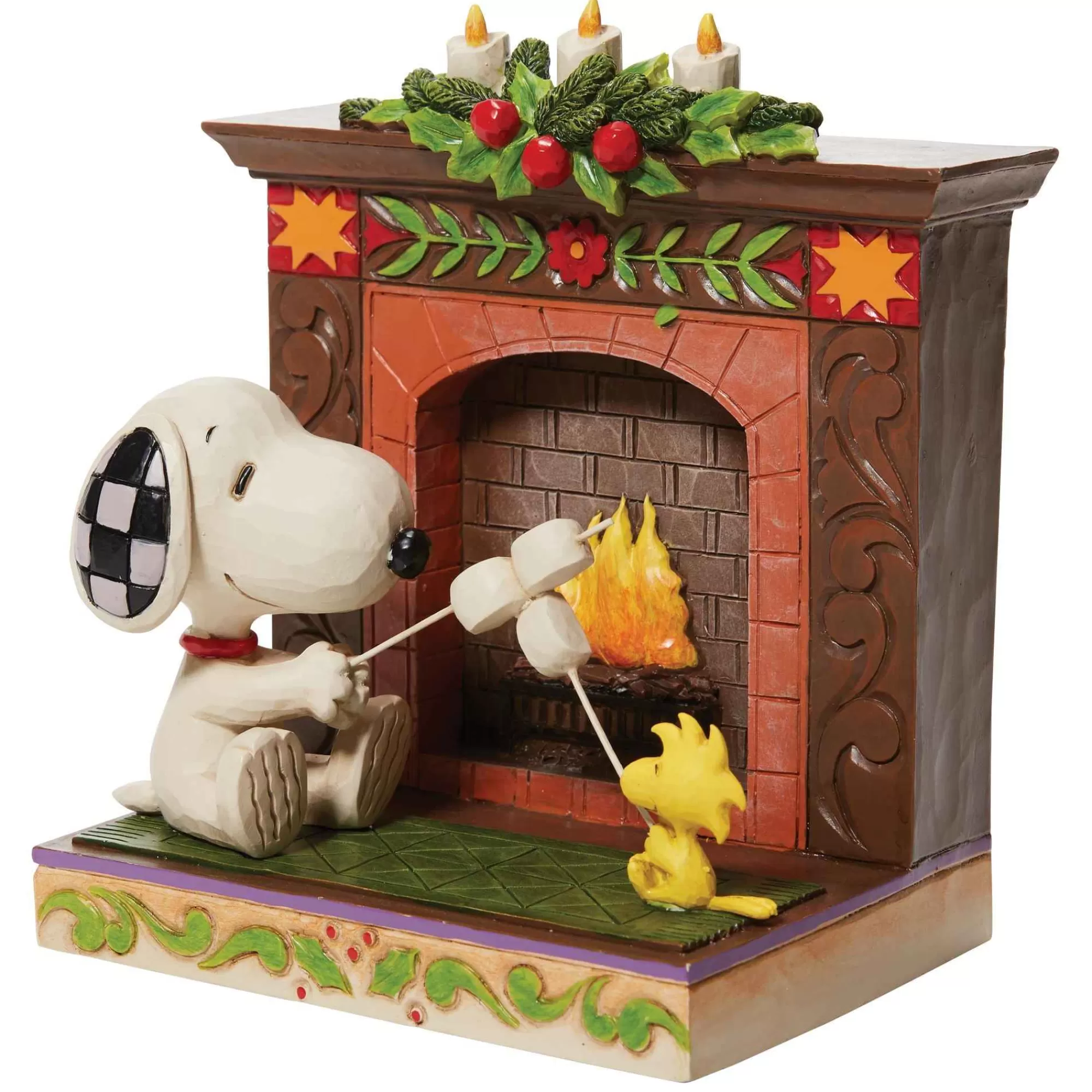 Peanuts by Jim Shore Snoopy & Ws Fireplace