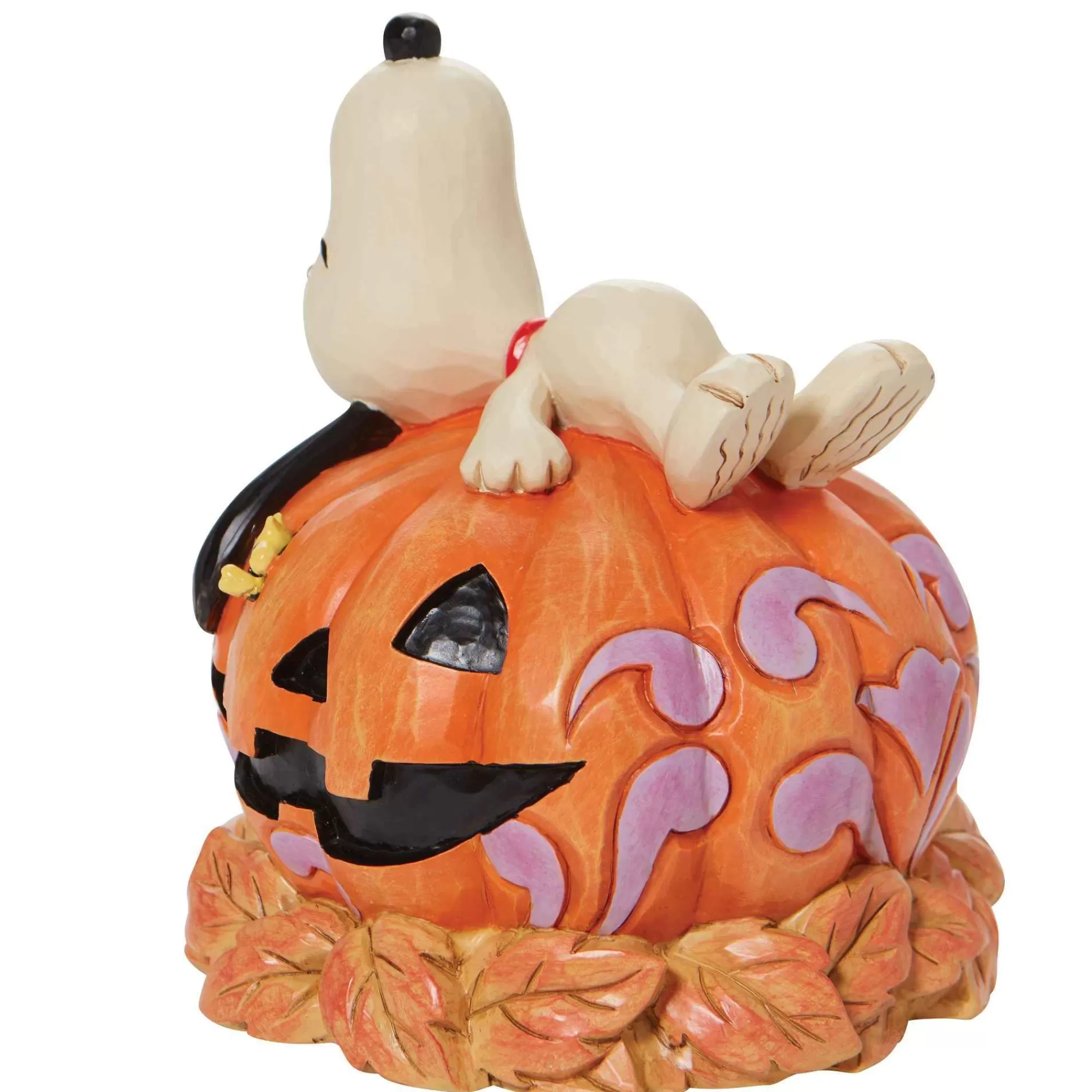 Peanuts by Jim Shore Snoopy Laying Ontop Of Carved