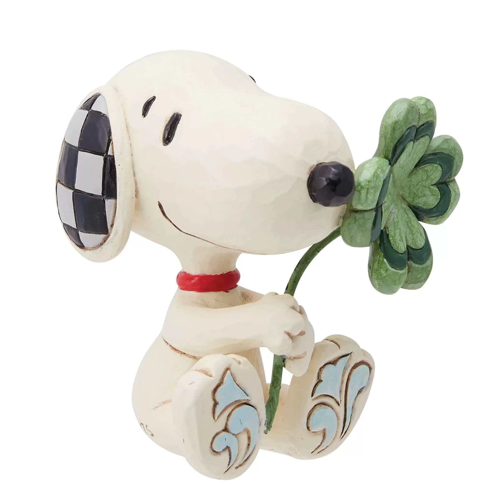 Peanuts by Jim Shore Snoopy With Clover Mini