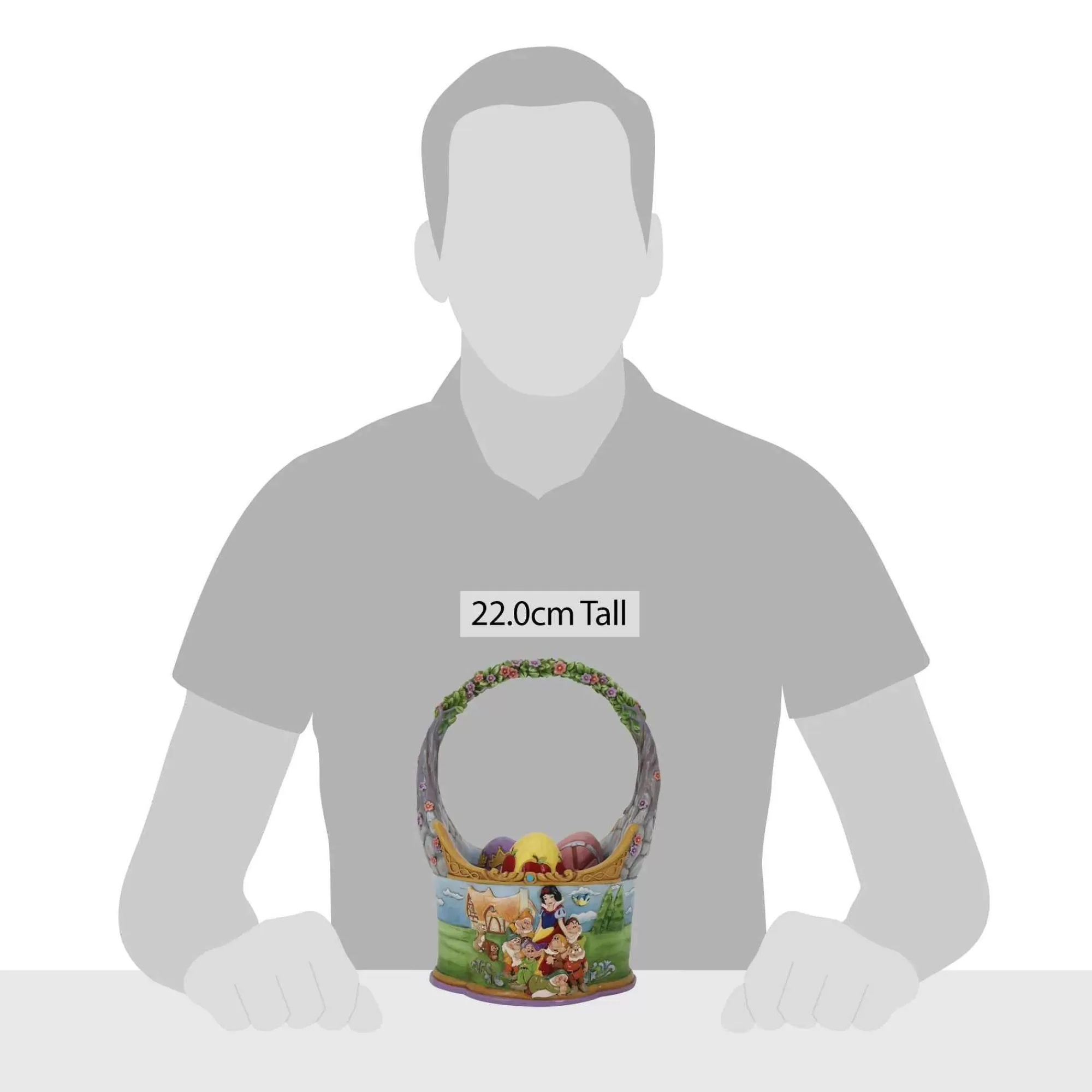 Disney Traditions Snow White Basket & Eggs