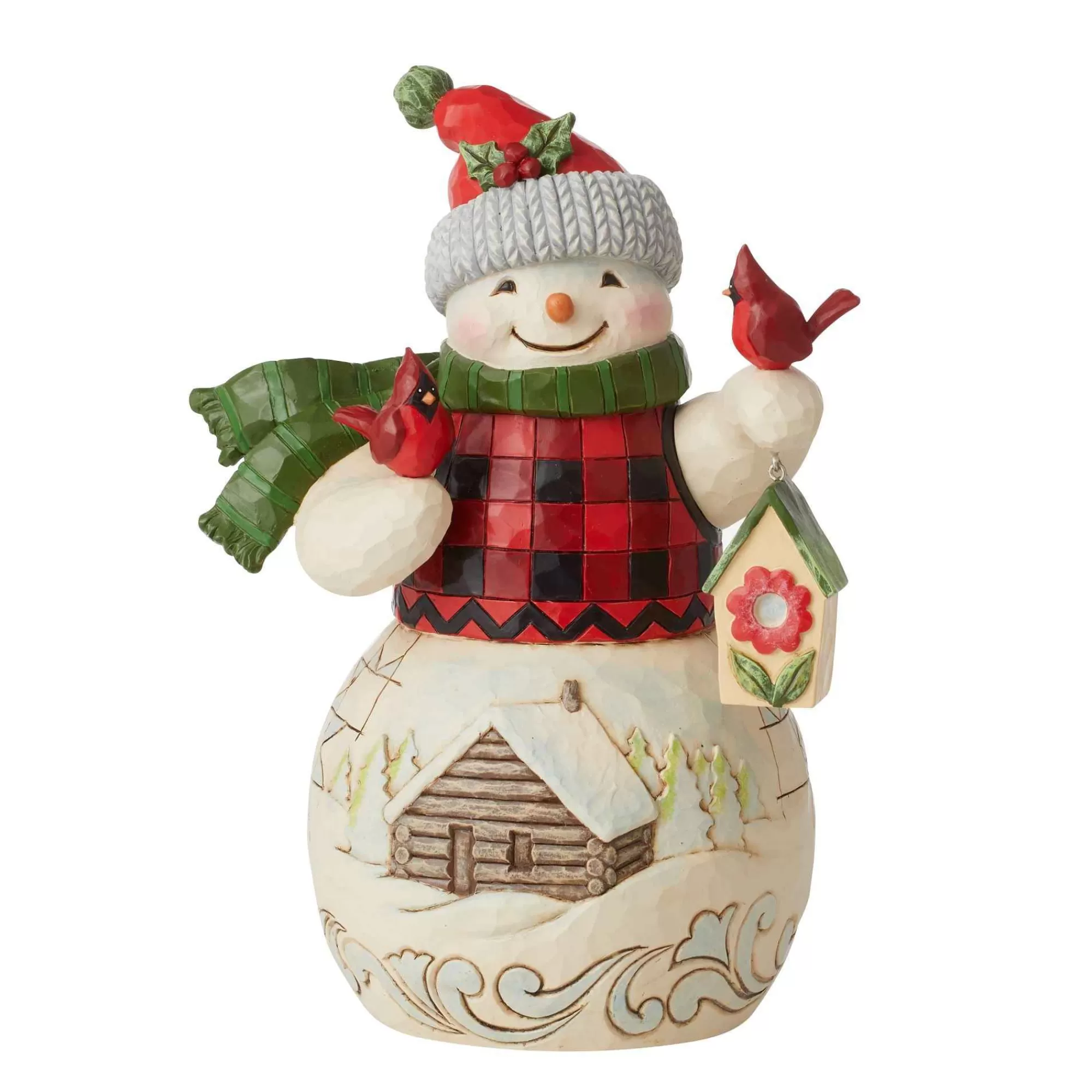 Country Living by Jim Shore Snowman With Birdhouse