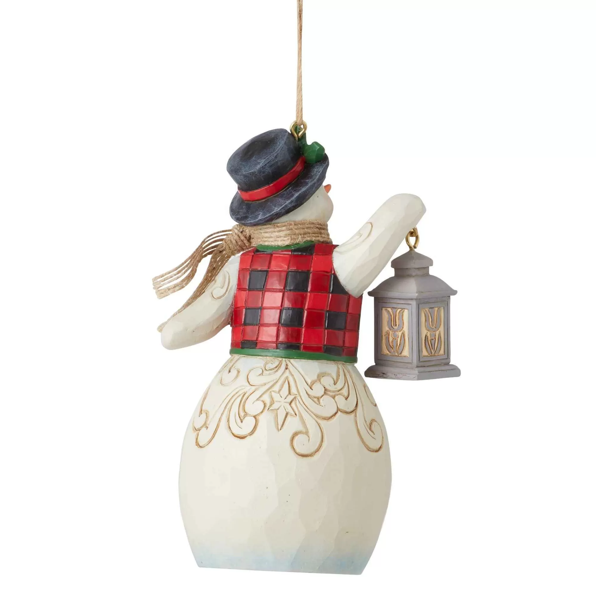 Country Living by Jim Shore Snowman With Lantern Ornament