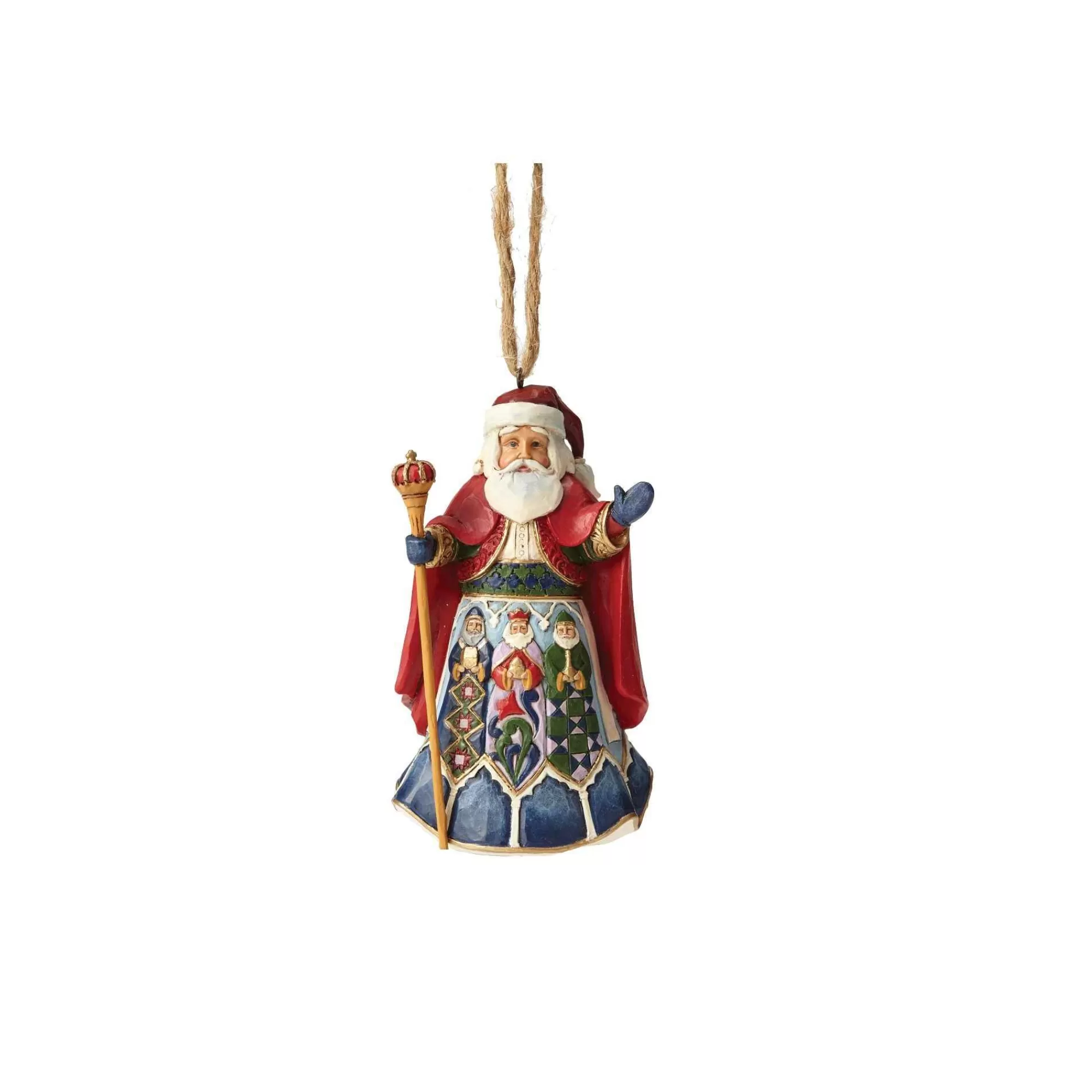 Jim Shore Heartwood Creek Spanish Santa Ornament