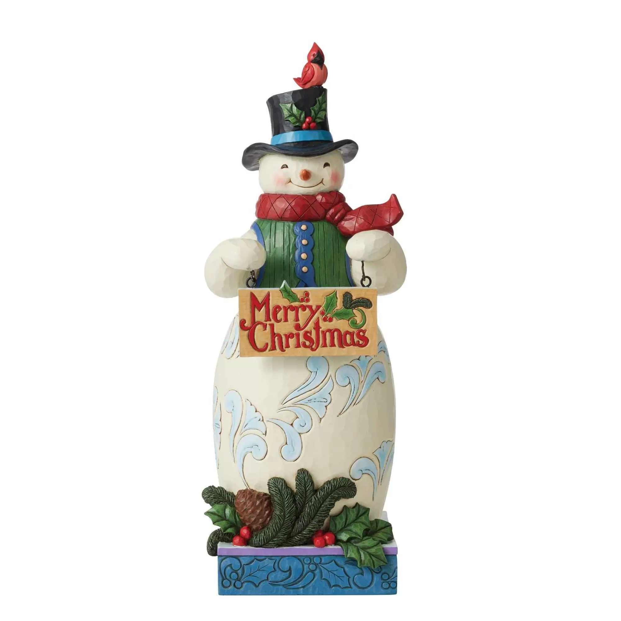 Jim Shore Heartwood Creek Statue Snowman Welcome Sign 2