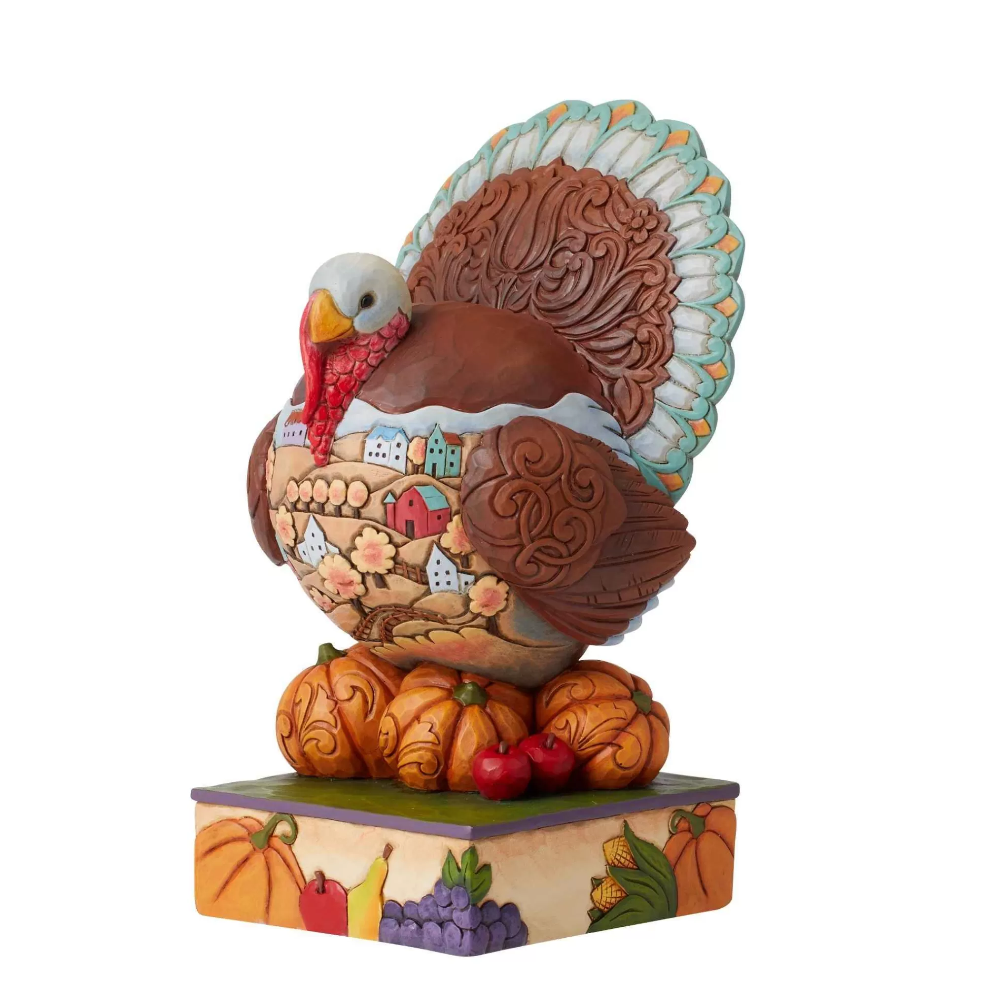 Jim Shore Heartwood Creek Traditional Turkey Scene Fig