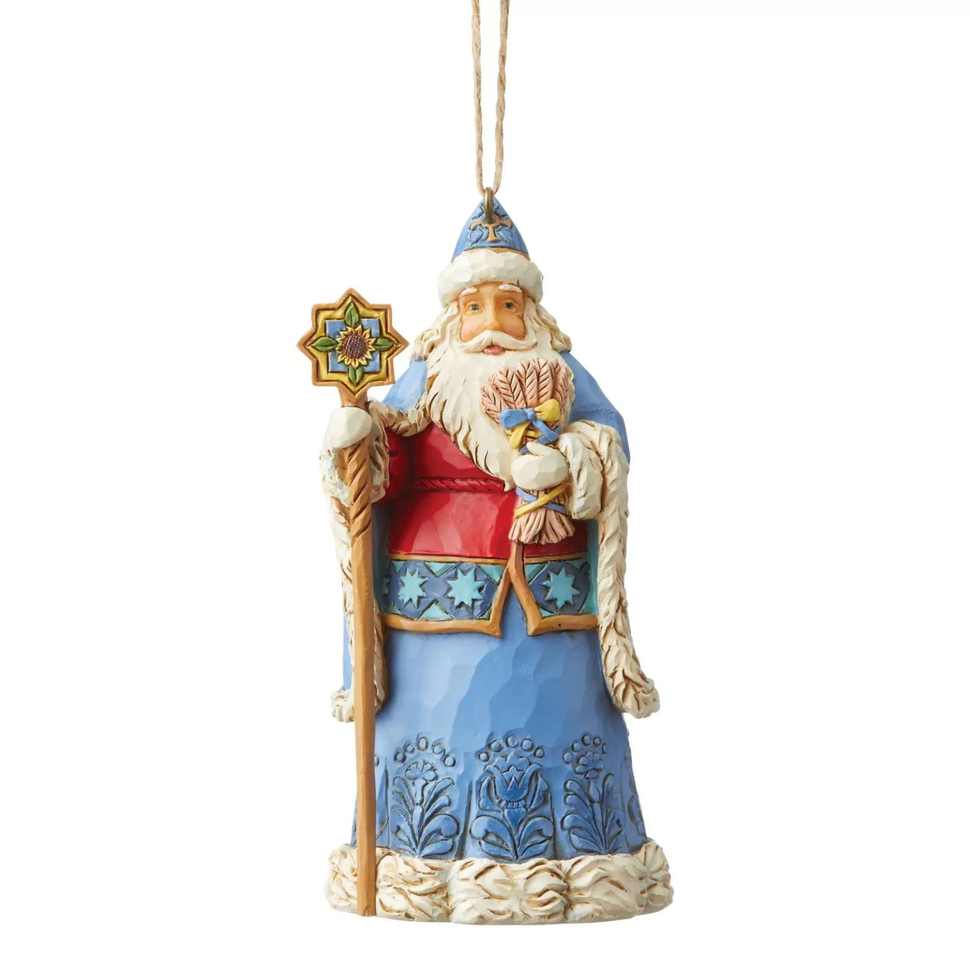 Jim Shore Heartwood Creek Ukrainian Santa Ornament