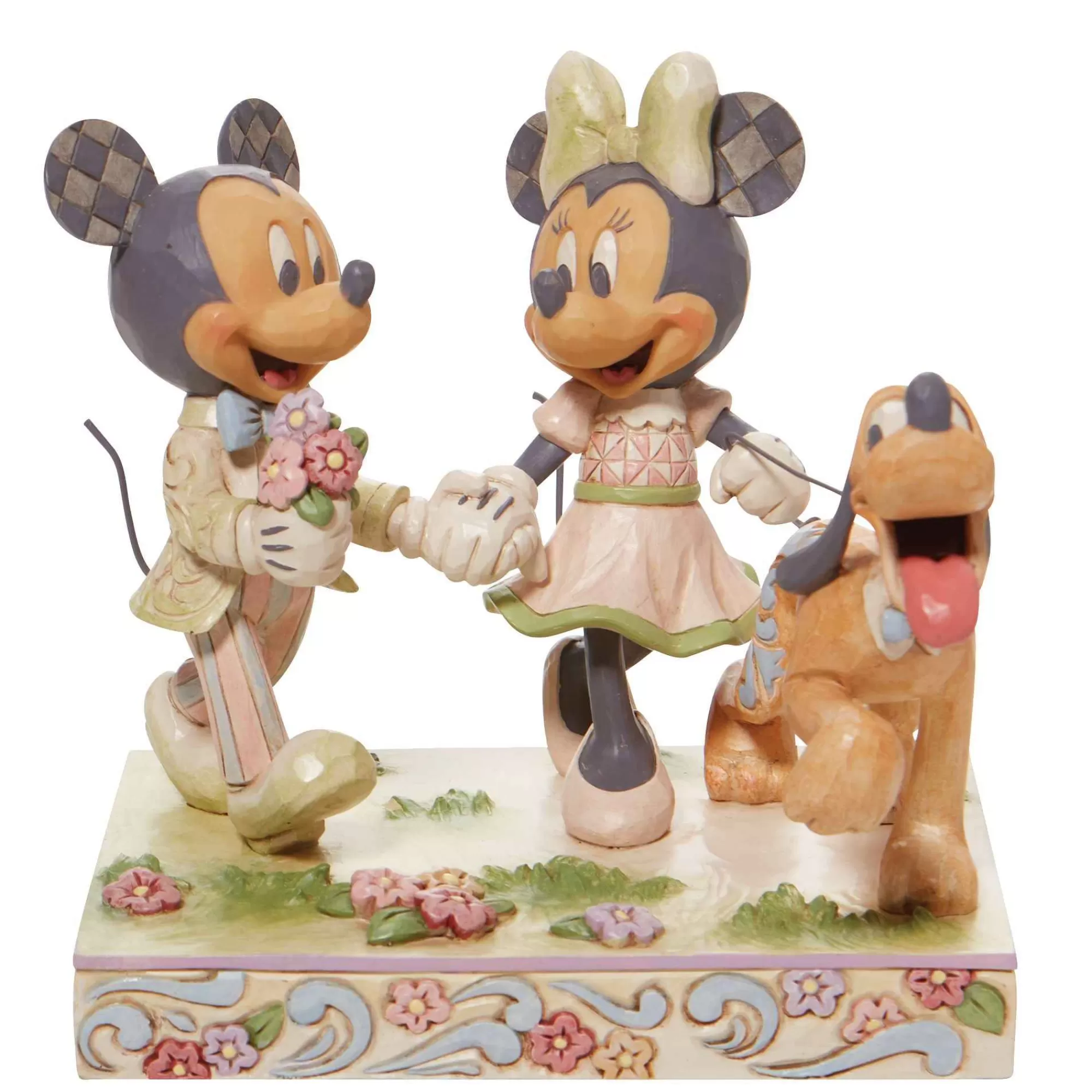 Disney Traditions White Woodland Mickey&Minnie