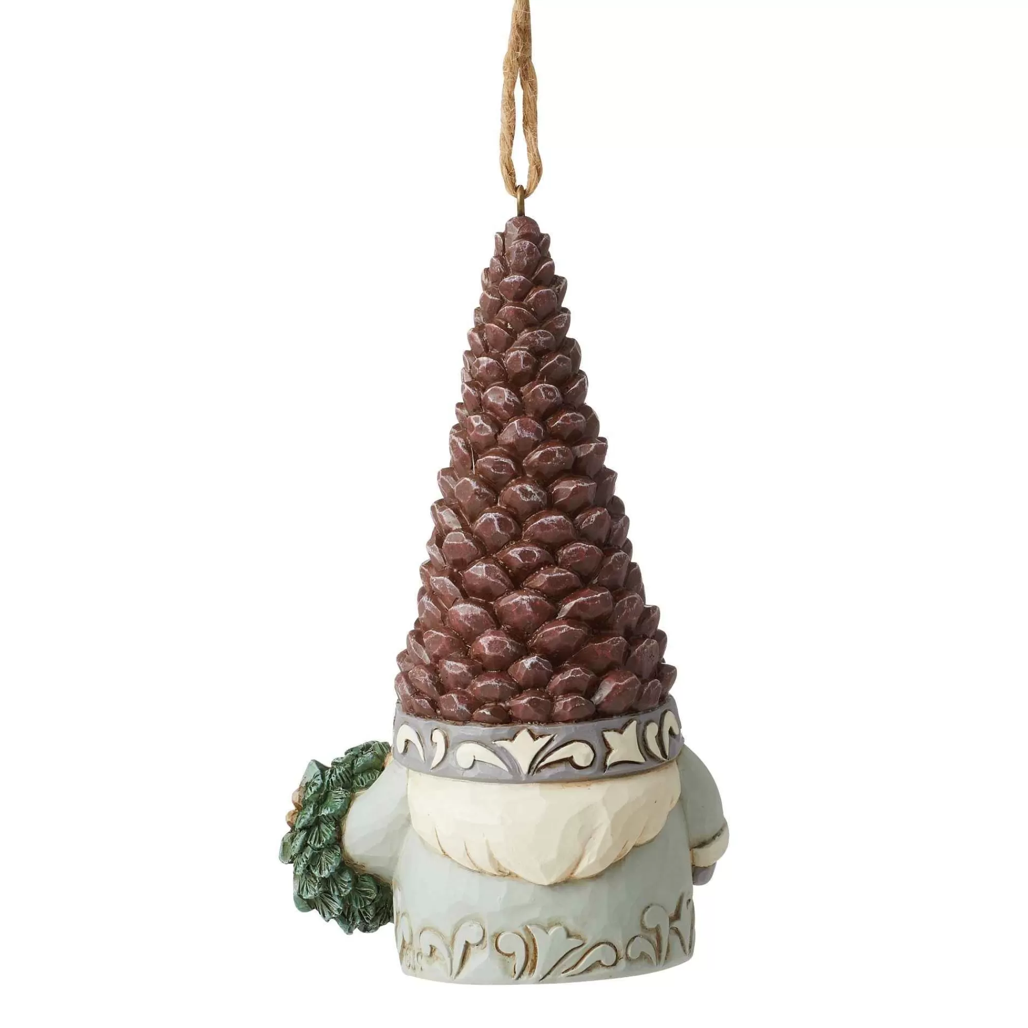 Jim Shore Heartwood Creek Woodland Gnome Pinecone Orna