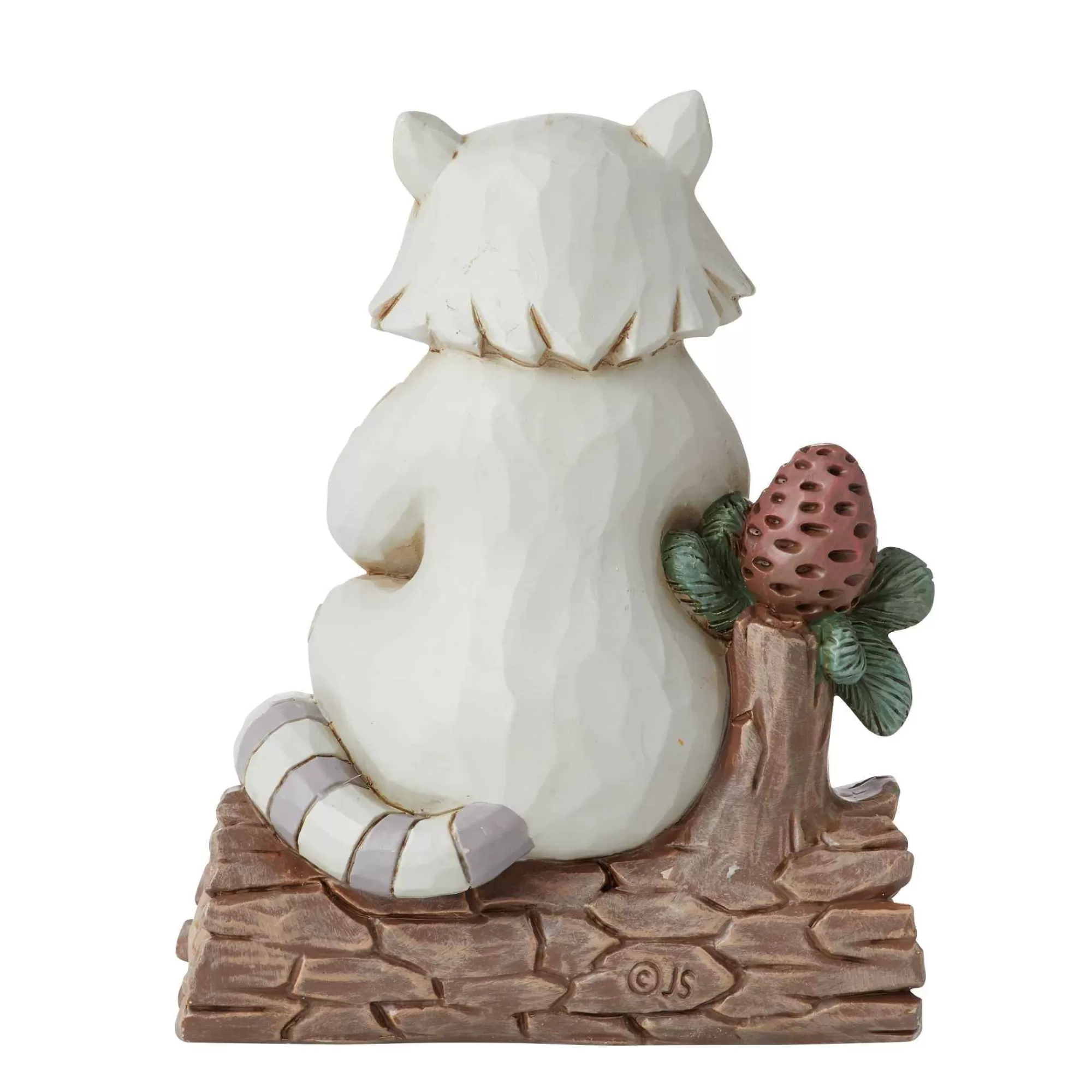 Jim Shore Heartwood Creek Woodland Raccoon W/Pinecone