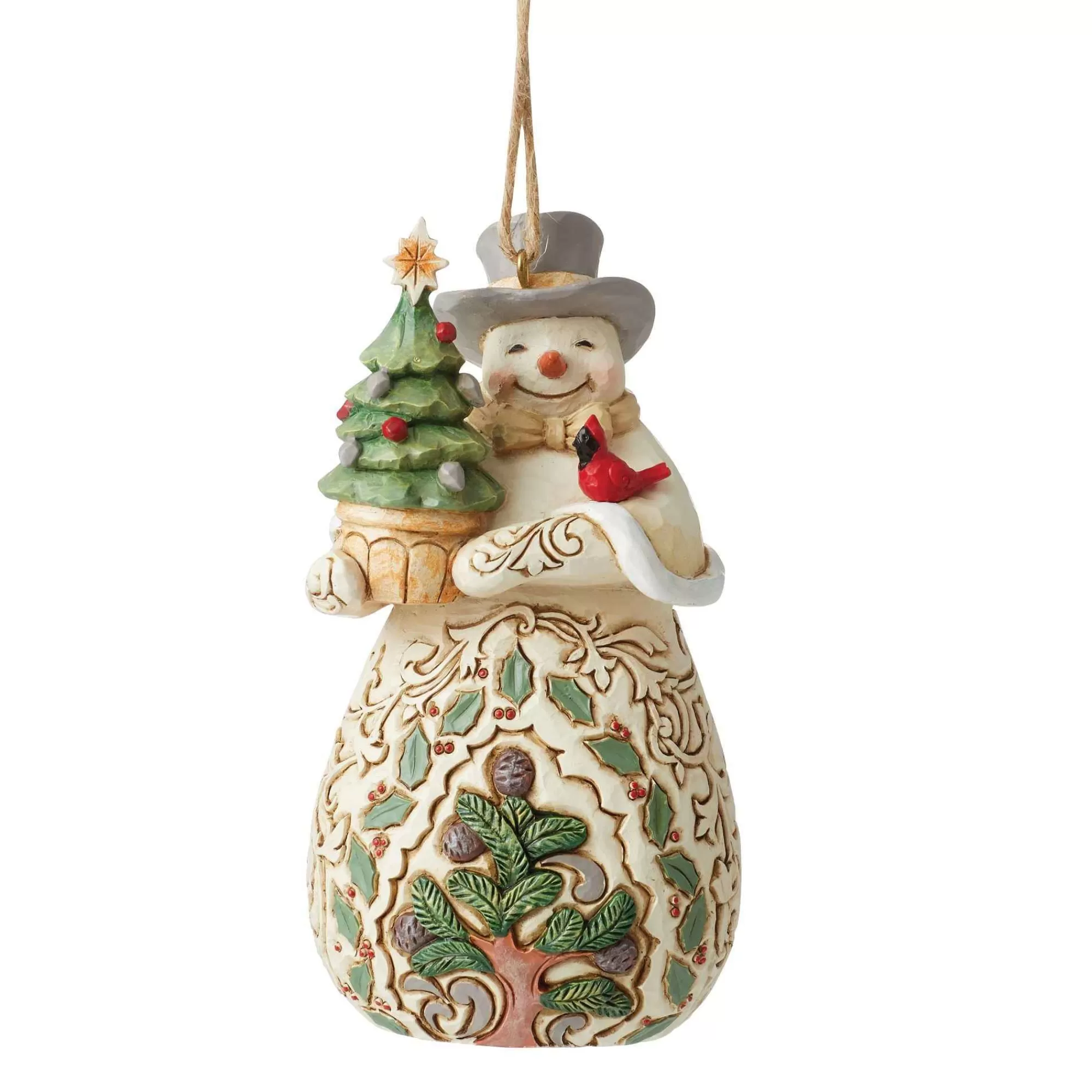 Jim Shore Heartwood Creek Woodland Snowman/Tree Orn