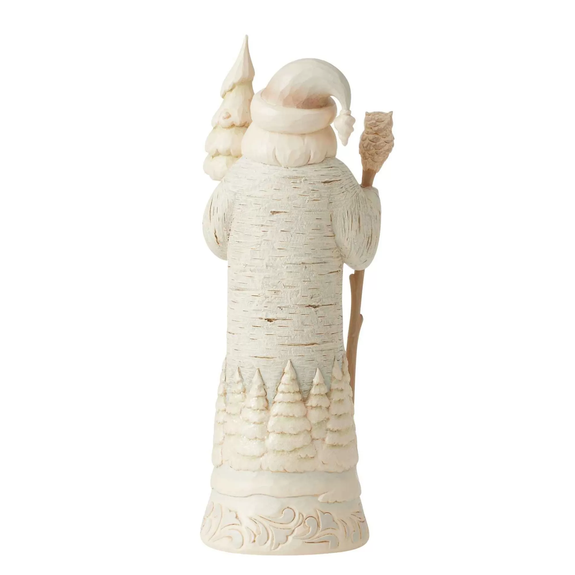 Jim Shore Heartwood Creek Wwoodland Birch Bark Santa Fig