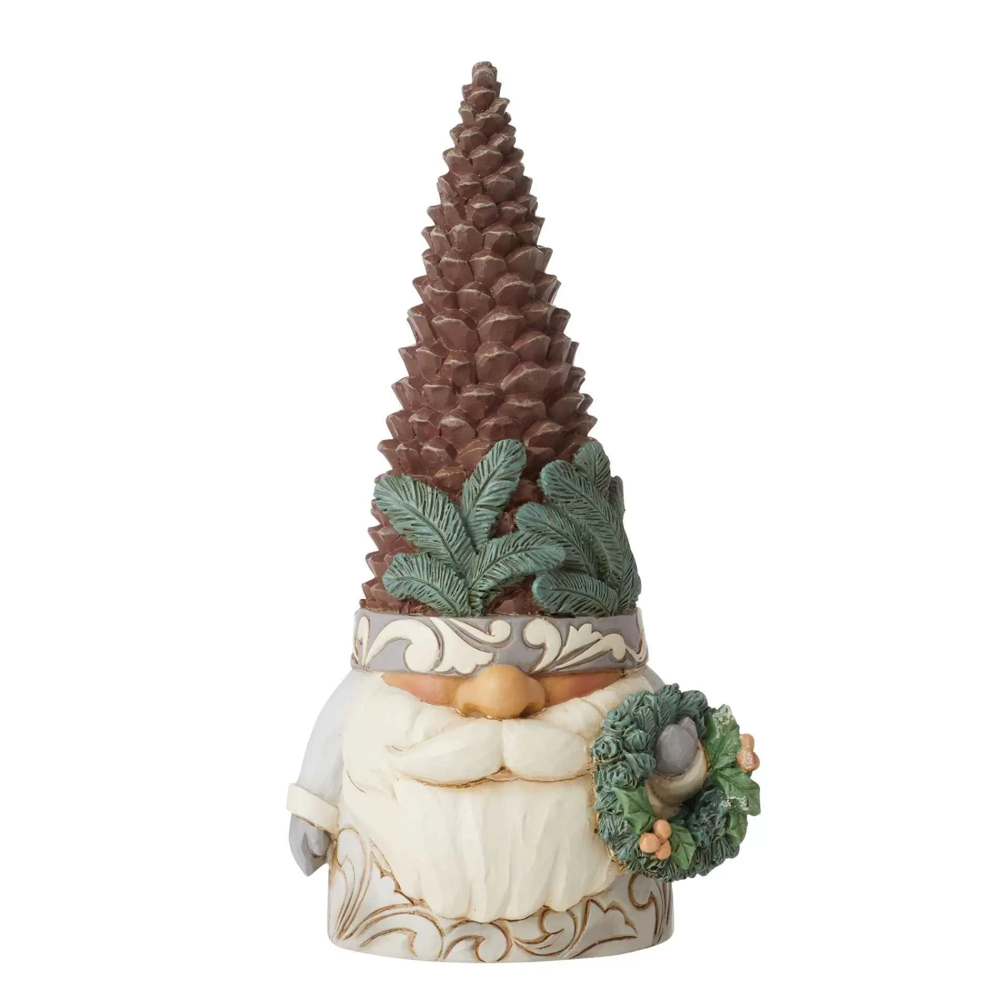 Jim Shore Heartwood Creek Wwoodland Gnome Pinecone Hat